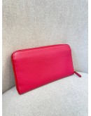 PRADA SAFFIANO LEATHER  BOW LONG ZIPPY WALLET 