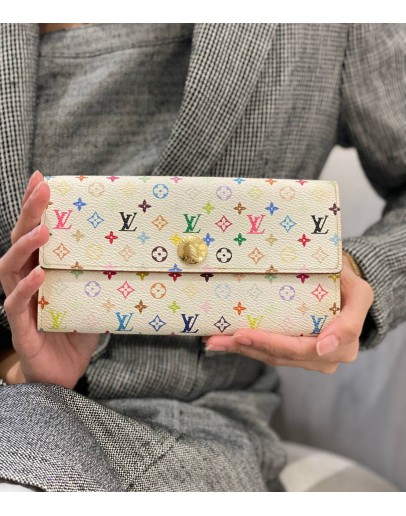 LOUIS VUITTON MONOGRAM MULTICOLOR CANVAS LONG WALLET 