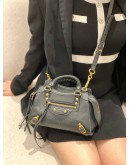 (LIKE NEW) BALENCIAGA NEO CLASSIC TOP HANDLE BAG WITH STRAP -FULL SET-