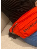 (LIKE NEW) BALENCIAGA RED NYLON BUMBAG 