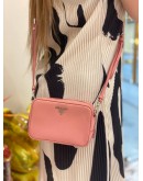 PRADA 1NF674 MINI SAFFIANO CROSSBODY BAG IN PINK SAFFIANO LEATHER -FULL SET-