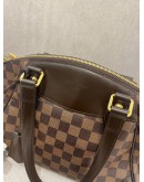 LOUIS VUITTON VERONA PM BROWN DAMIER EBENE CANVAS SHOULDER BAG GOLD HARDWARE