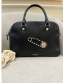 VERSUS VERSACE SAFETY-PIN 2 WAY SHOULDER BAG IN BLACK 