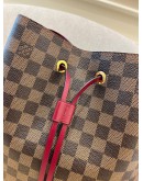 LOUIS VUITTON NEO NEO RED POUDRE BUCKET BAG