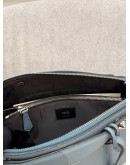 FENDI CROSSBODY MEDIUM BY THE WAYS IN LIGHT BLUE WITH LEATHER STRAP