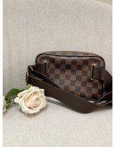 LOUIS VUITTON BROWN DAMIER EBENE CANVAS BROOKLYN BUMBAG