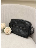 (LIKE NEW) GUCCI BLACK GG IMPRIME CROSSBODY BAG