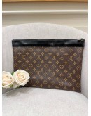 LOUIS VUITTON BROWN MONOGRAM MACASSAR DISCOVERY DAILY POCHETTE