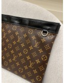 LOUIS VUITTON BROWN MONOGRAM MACASSAR DISCOVERY DAILY POCHETTE