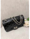 CHANEL REISSUE 224 PATENT DOUBLE SMALL FLAP BAG SHW