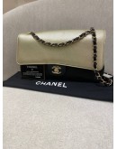 CHANEL CLASSIC MEDIUM PURE BICOLOR GOLDEN GOLD CAVIAR AND BLACK CALF LEATHER TIMELESS FLAP BAG YEAR 2017 