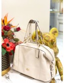 COACH WHITE HANDLE BAG WITH STRAP
