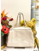COACH WHITE HANDLE BAG WITH STRAP