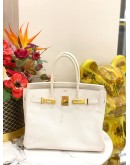HERMES BIRKIN 30 BAG IN CRAIE EPSOM LEATHER -FULL SET-