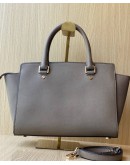 MICHAEL KORS LEATHER HANDLE BAG WITH STRAP