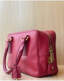 PRADA SAFFIANO LEATHER HANDLE RED BAG