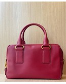 PRADA SAFFIANO LEATHER HANDLE RED BAG