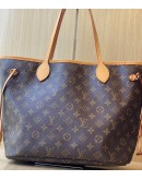 LOUIS VUITTON NEVERFULL GM TOTE BAG IN MONOGRAM COATED CANVAS