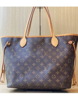 LOUIS VUITTON NEVERFULL GM TOTE BAG IN MONOGRAM COATED CANVAS