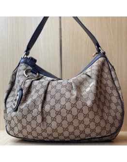 GUCCI SUKEY GG CANVAS SHOULDER BAG A