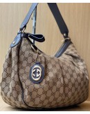 GUCCI SUKEY GG CANVAS SHOULDER BAG A