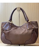 PRADA HANDLE BROWN BAG