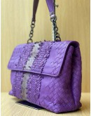  BOTTEGA VENETA OLIMPIA INTRECCIATO AYERS HANDBAG