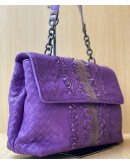  BOTTEGA VENETA OLIMPIA INTRECCIATO AYERS HANDBAG