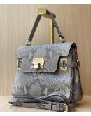 MICHAEL KORS PYTHON SHOULDER BAG