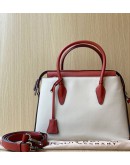 BRAUN BUFFEL TOP HANDLE BAG WIRH STRAP