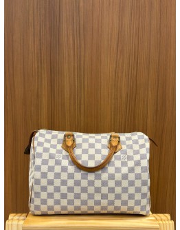  LOUIS VUITTON SPEEDY 30 DAMIER AZUR CANVAS BAG