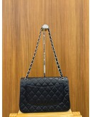 CHANEL CLASSIC JUMBO CAVIAR LEATHER DOUBLE FLAP BAG