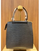 LOUIS VUITTON BLACK EPI LEATHER FIGARI MM BAG