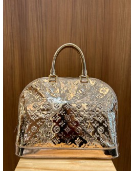 LOUIS VUITTON LIMITED EDITION GOLD MONOGRAM MIRROR ALMA GM BAG