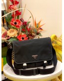 (LIKE NEW) PRADA NYLON SAFFIANO MESSENGER BAG 