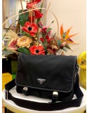 (LIKE NEW) PRADA NYLON SAFFIANO MESSENGER BAG 