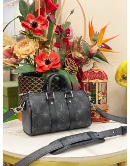 LOUIS VUITTON KEEPALL XS IN MONOGRAM ECLIPSE REVERSE