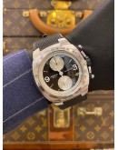(LIKE NEW) ALPINA GENEVE AVALANCHE CHRONOGRAPH REF AL-700X4A6 BLACK DIAL 44MM AUTOMATIC WATCH