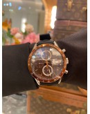 2017 TAG HEUER CARRERA CALIBRE 16 CHRONOGRAPH REF CV2013 BROWN DIAL AUTOMATIC 41MM AUTOMATIC WATCH -FULL SET-
