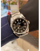 (UNUSED) 2023 ROLEX EXPLORER 1 REF 124270 BLACK DIAL 36MM AUTOMATIC WATCH -FULL SET-