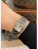 (LIKE NEW) 2024 LONGINES DOLCEVITA REF L5.255.4.71.6 WHITE DIAL ROMAN NUMERALS 20.8MM x 32MM QUARTZ WATCH