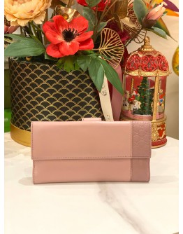 GUCCI MICROGUCCISSIMA CONTINENTAL FLAP WALLET LIGHT PINK