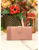 GUCCI MICROGUCCISSIMA CONTINENTAL FLAP WALLET LIGHT PINK