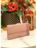 GUCCI MICROGUCCISSIMA CONTINENTAL FLAP WALLET LIGHT PINK