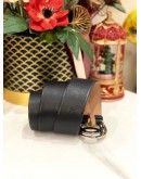 GUCCI GG LOGO BLACK GUCCISSIMA LEATHER BELT SIZE 95/38