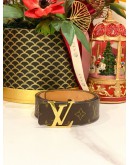 LOUIS VUITTON M9508 BROWN MONOGRAM CANVAS BELT SIZE 90/36
