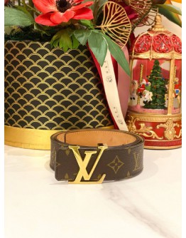 LOUIS VUITTON M9508 BROWN MONOGRAM CANVAS BELT SIZE 90/36