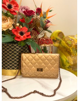 (LIKE NEW) MICROCHIP CHANEL REISSUE WALLET ON CHAIN