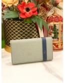 BALLY BLUE LONG WALLET
