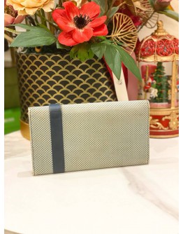 BALLY BLUE LONG WALLET